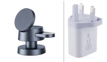 3-in-1 Magnetic Wireless Charger Night Lamp