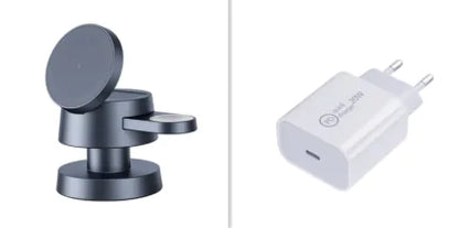 3-in-1 Magnetic Wireless Charger Night Lamp