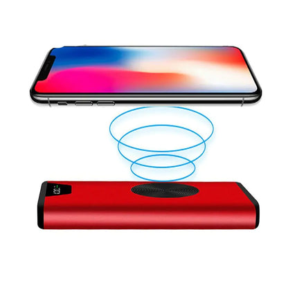 20000mAh Wireless Power Bank with Dual USB LED Display
