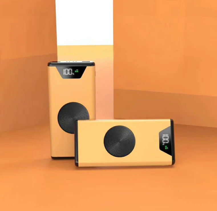 20000mAh Wireless Power Bank with Dual USB LED Display