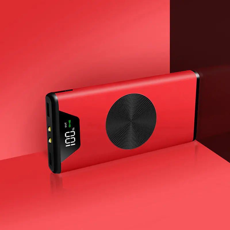 20000mAh Wireless Power Bank with Dual USB LED Display